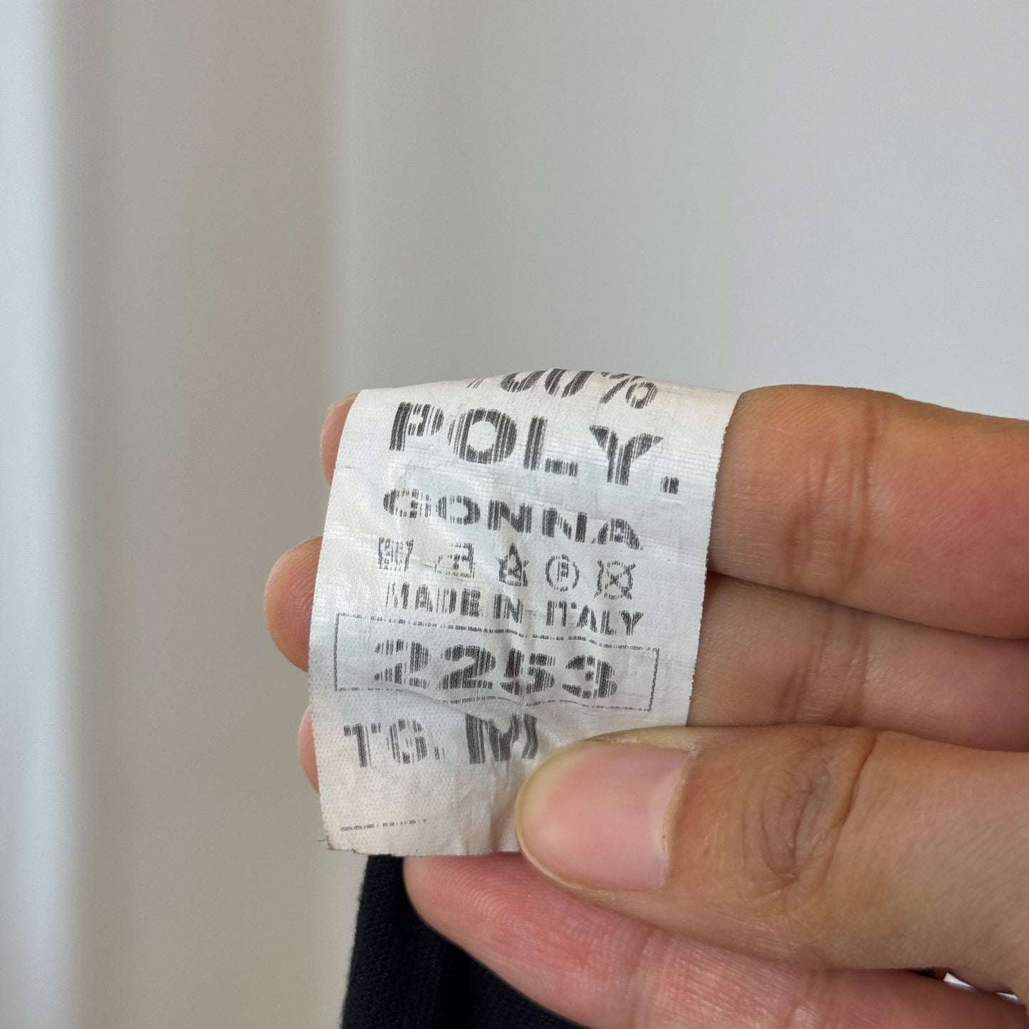 Vintage Italian black floral mesh midi skirt with abstract floral print (XS/S)