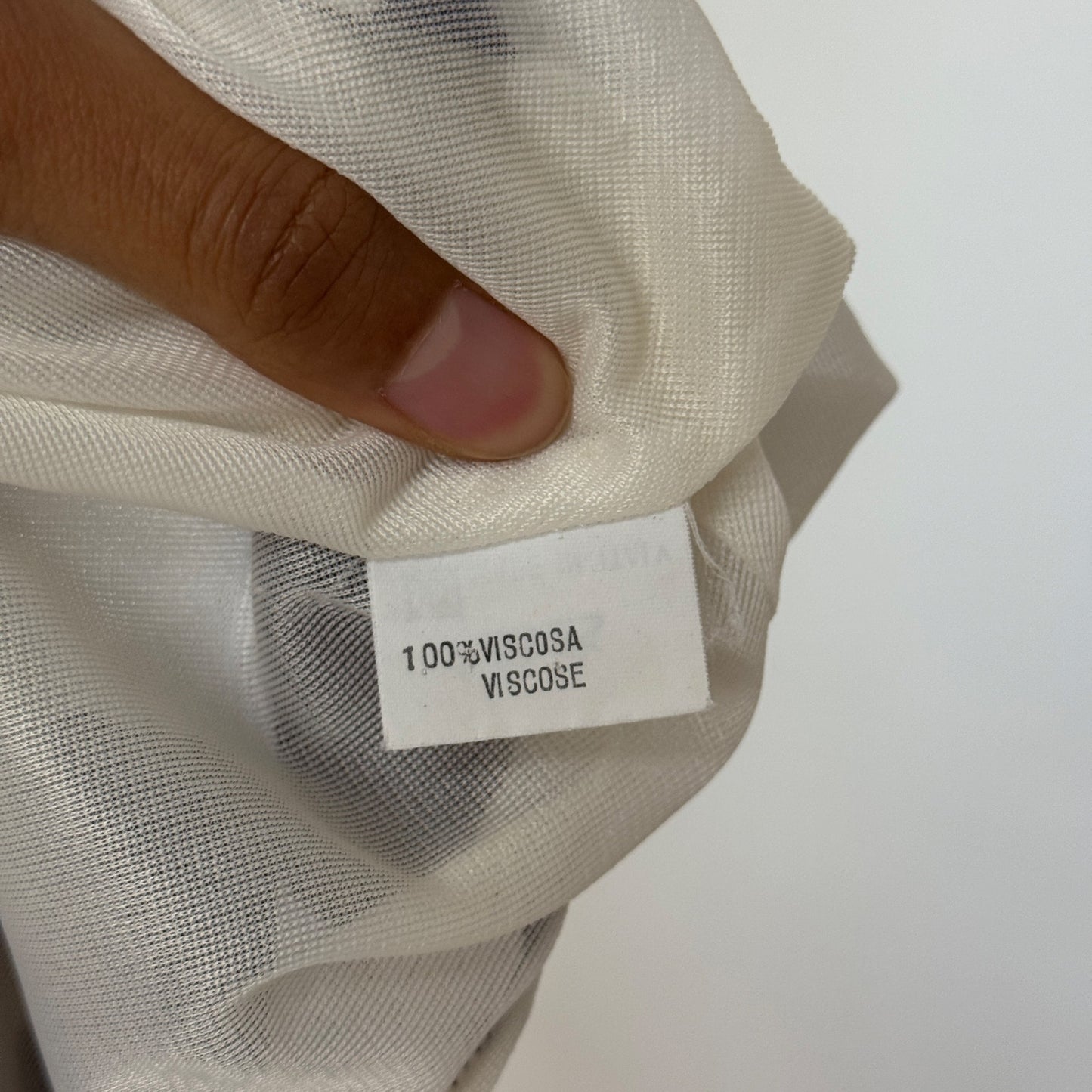 Vintage Italian Viscose Polka-Dot Slip Dress (S)