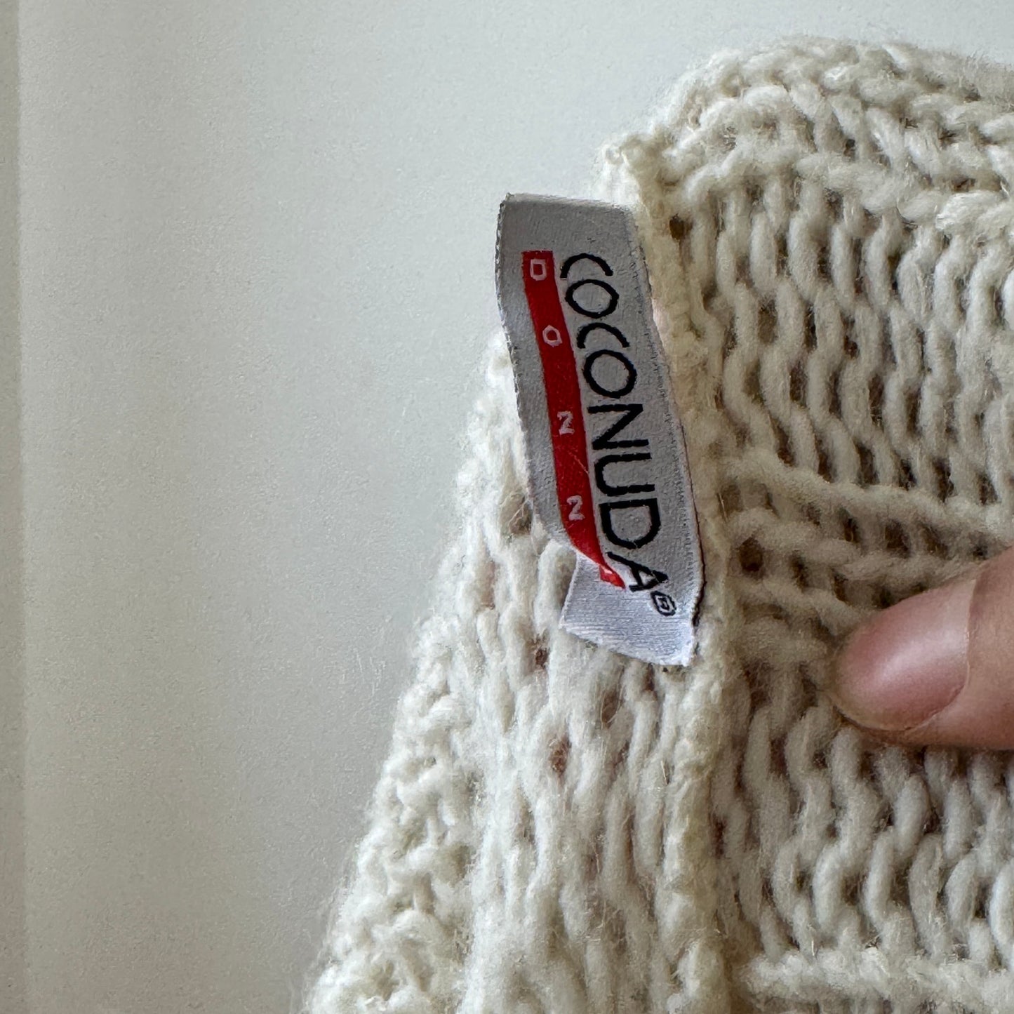 Italian Vintage Cream Ombré Knit 2-piece Set (S/M)