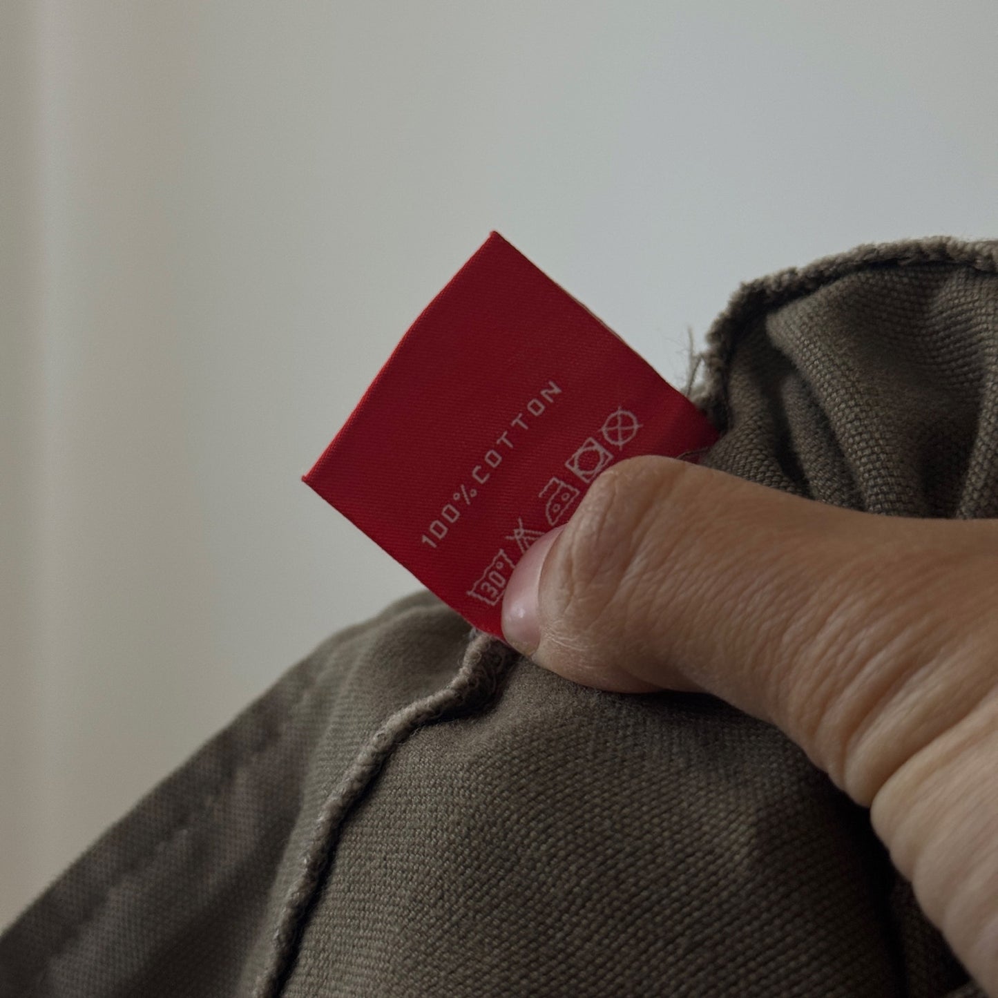 Euro vintage khaki utility maxi skirt (Small)