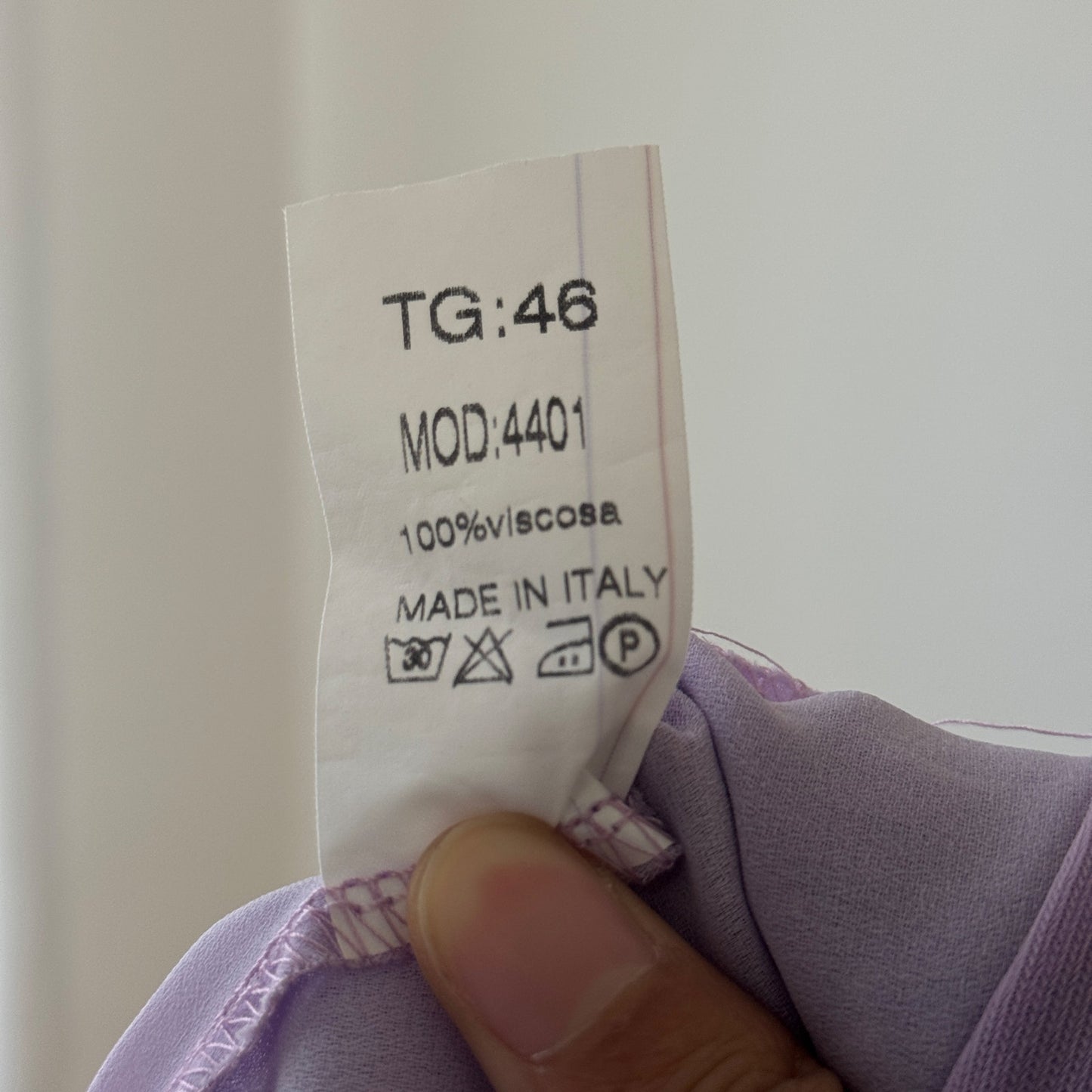 Vintage Italian lavender floral mesh midi skirt (Small)