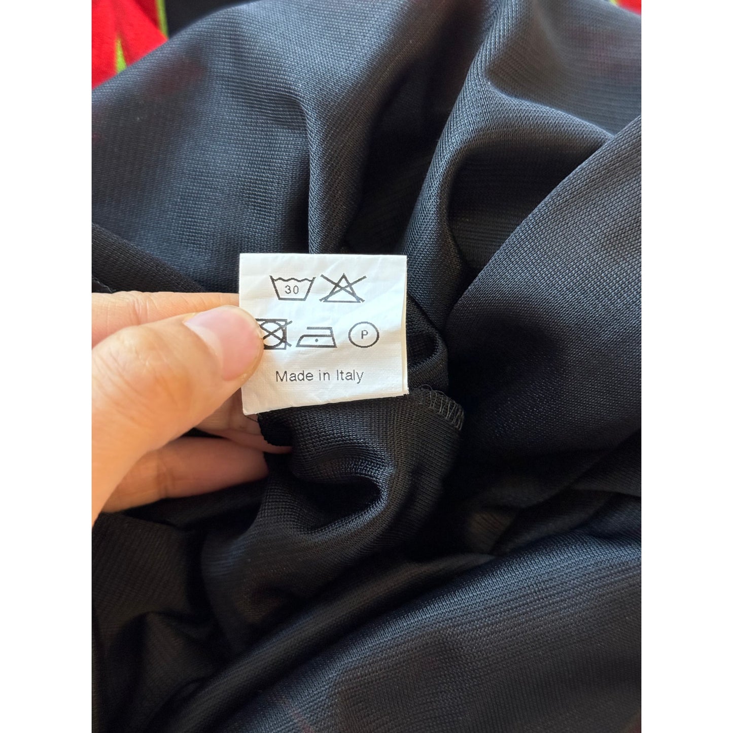 Vintage Red Floral Mesh Midi Dress (M)