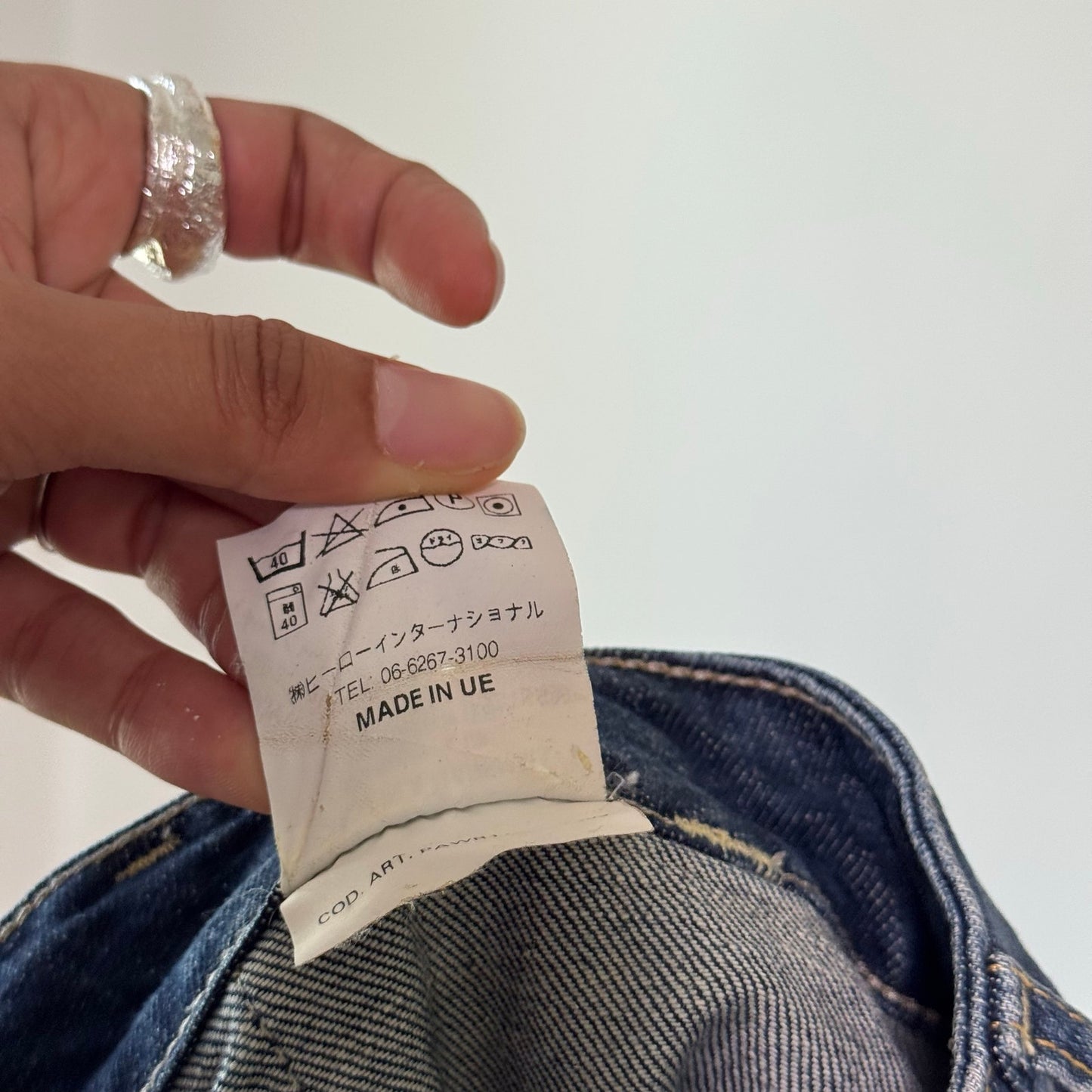 Vintage Franklin & Marshall Denim Bermuda Shorts Made in Italy Y2K (S)