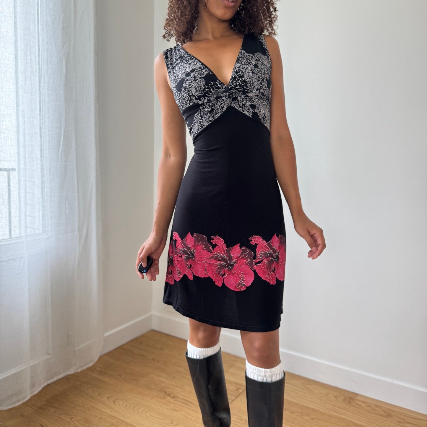 Vintage Desigual Floral Print Dress (S/M)