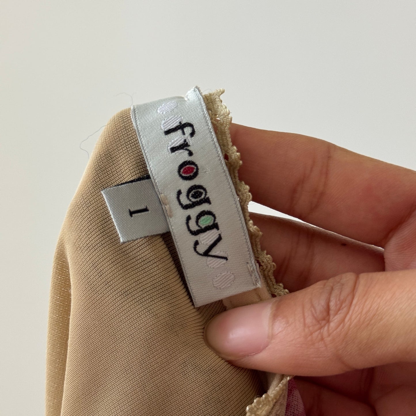 Euro Vintage Mesh Floral Slip Skirt (Small)