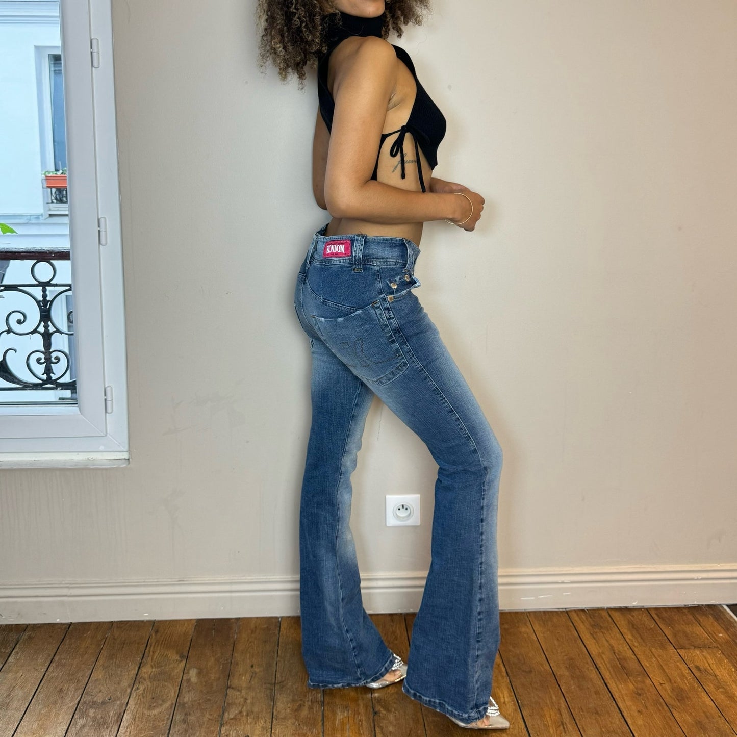 Vintage Deadstock Low rise Jeans (XS/S)