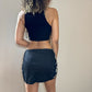 Italian Vintage Pinko black sequin mini skirt (S)