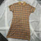 RARE! Vintage 90s Burberry Nova Plaid T-shirt Dress (S)