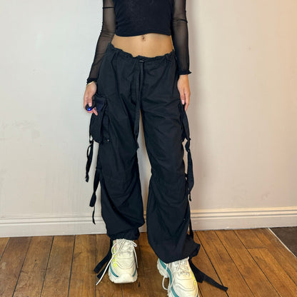 Vintage Goth Cargo Pants oversized (S)