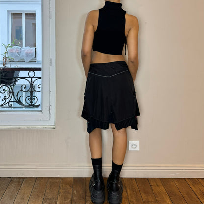 Vintage Asymmetric Cargo Skirt (S/M)