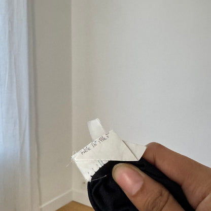 Vintage Italian Abstract Animal Print Mesh Midi Skirt Brown Neutral (S/M)