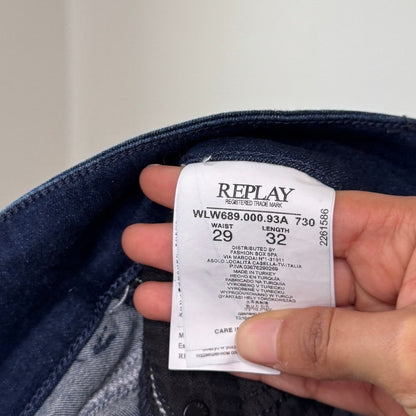 Vintage Replay Dark Wash Flared Jeans W29 L32 (S)