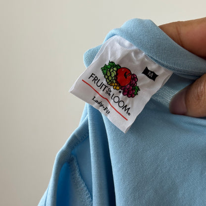Vintage Fruit of the Loom Italian Graphic Baby Tee (S/M)