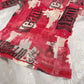 Vintage Y2K Mesh Print Top (XS-M) Graphic writing Made in Italy