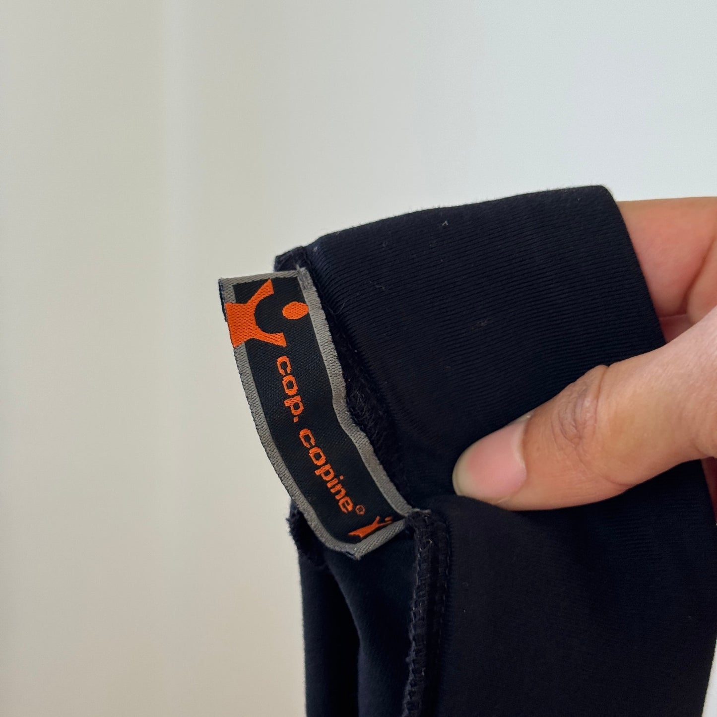 Vintage Cop Copine Euro Y2K Black Ruffle Panel Midi Skirt (Small)