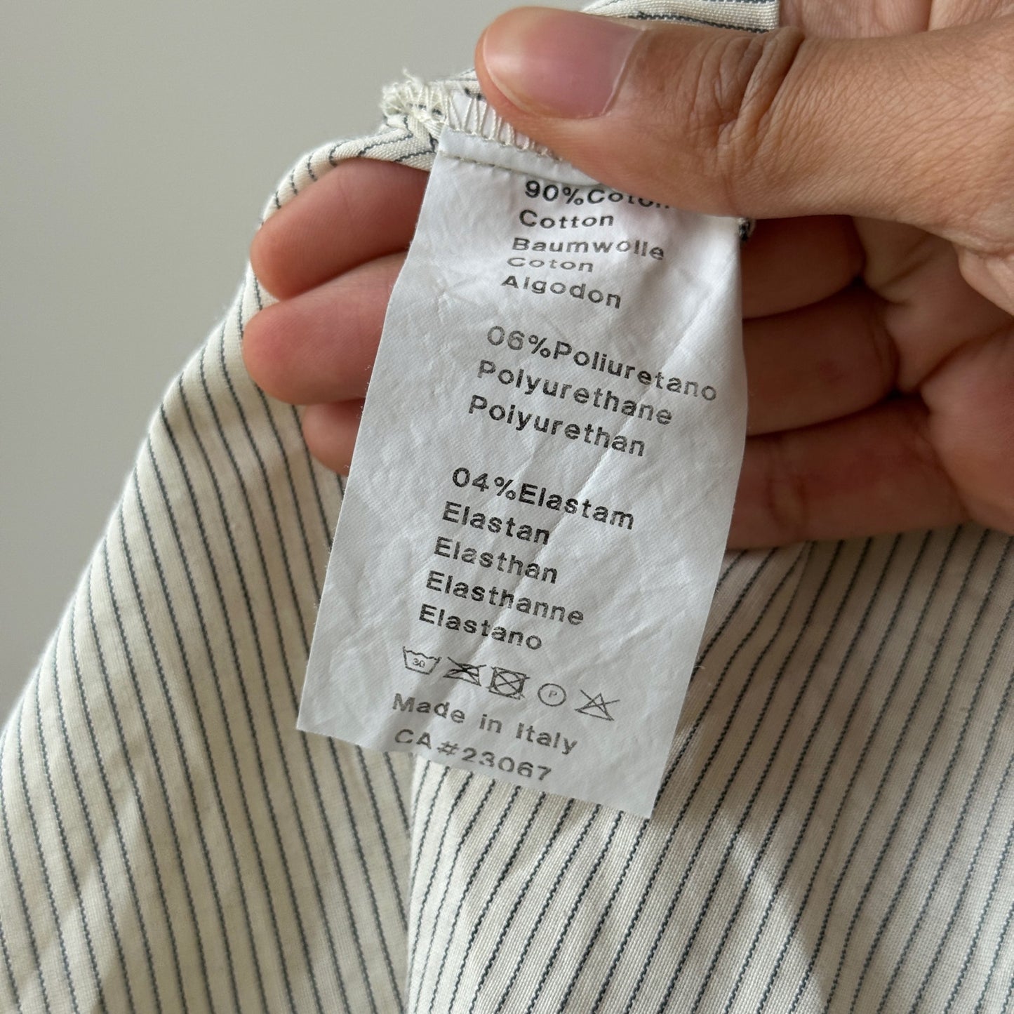 Vintage Italian mixed-fabric sleeveless patchwork tunic vest (Medium)