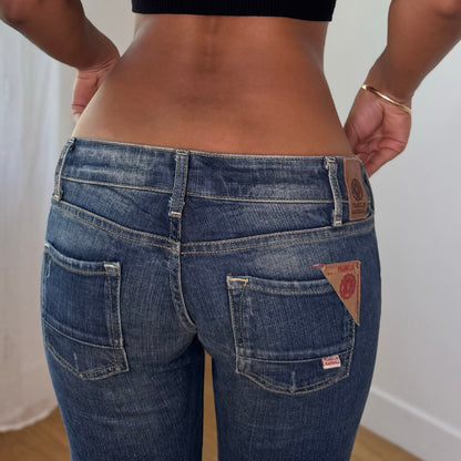 Vintage Franklin & Marshall Denim Bermuda Shorts Made in Italy Y2K (S)