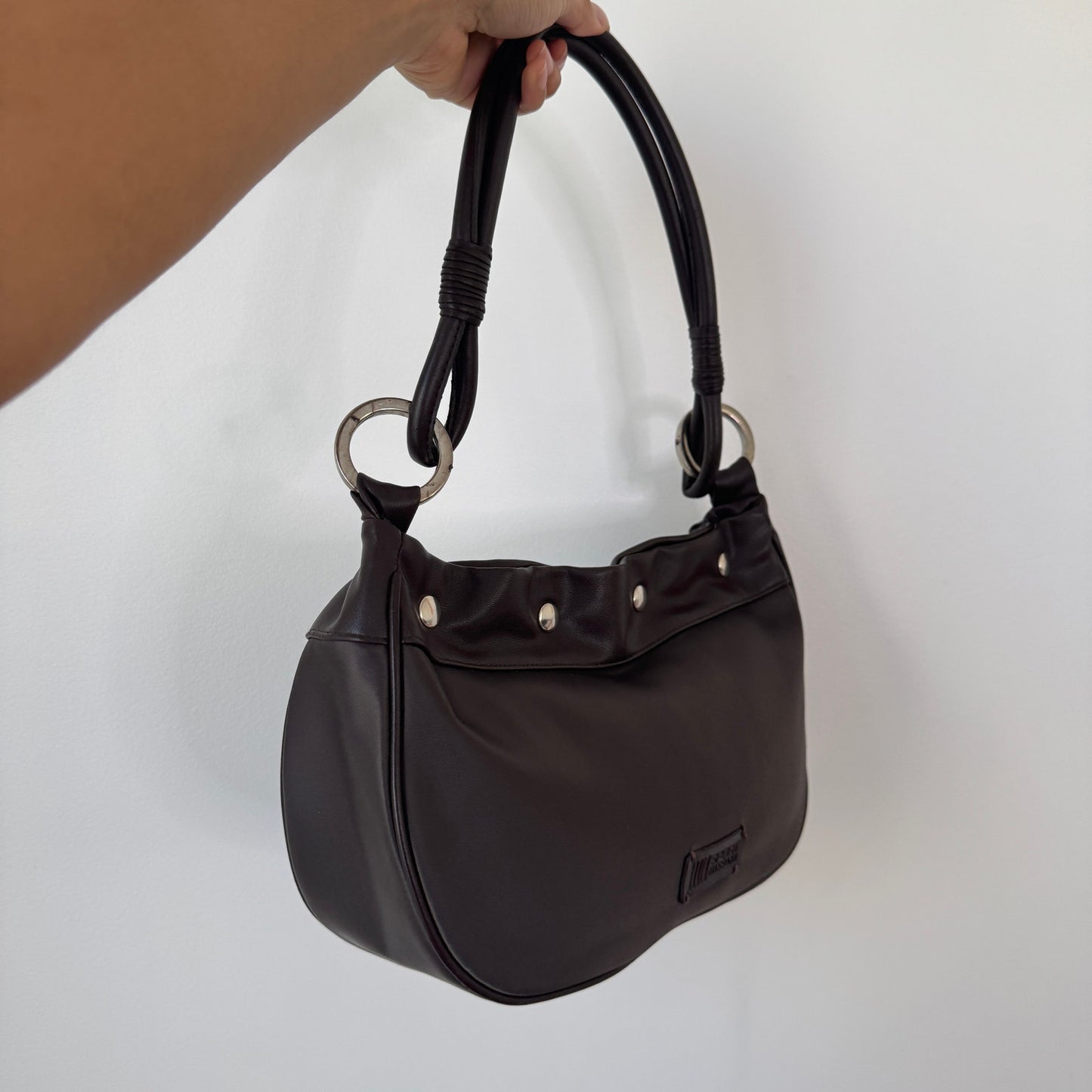 Sport Missoni Brown Leather Shoulder Bag