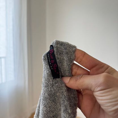 Vintage Italian Mohair Wool Knit Dress & Cropped Cardigan Set (S)