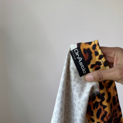 Vintage Leopard Print Zip Up Jacket (S) ⠀