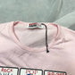 Made in Italy - Vintage 00s baby pink graphic baby tee (S) funny festival