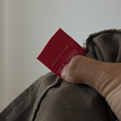 Euro vintage khaki utility maxi skirt (Small)