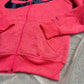 Vintage Nike Zip up hoodie Bright Pink (XS-L) Blokette Skate Sporty