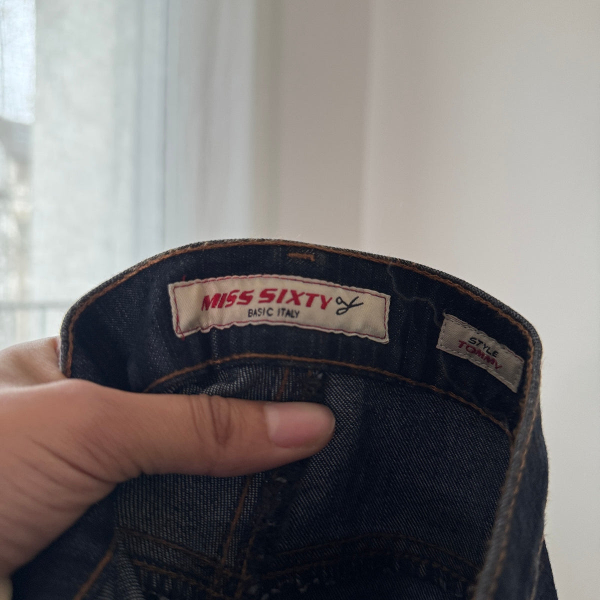 Vintage Miss Sixty Dark Wash Low Rise Flare Jeans Deadstock Denim (XS/S)