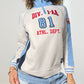 Vintage 00s Champion sporty spellout varsity sweatshirt (XS-S)