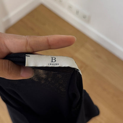 Vintage Euro Lace-Embellished Mesh Top - Japan Collection (S/M)