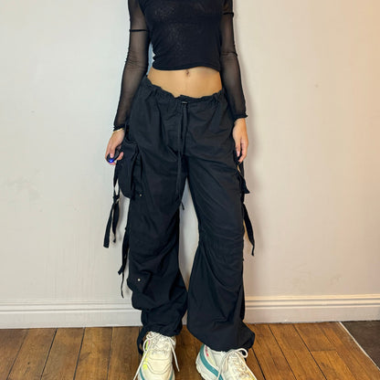 Vintage Goth Cargo Pants oversized (S)