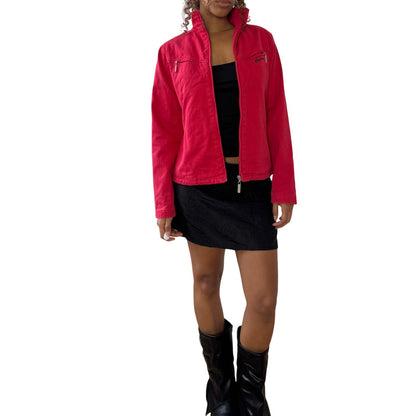 Vintage Mistral Moto Zip Jacket “Heaven Riders” (Small)