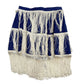 Vintage Fringe Skirt (XS) Festival Sparkles