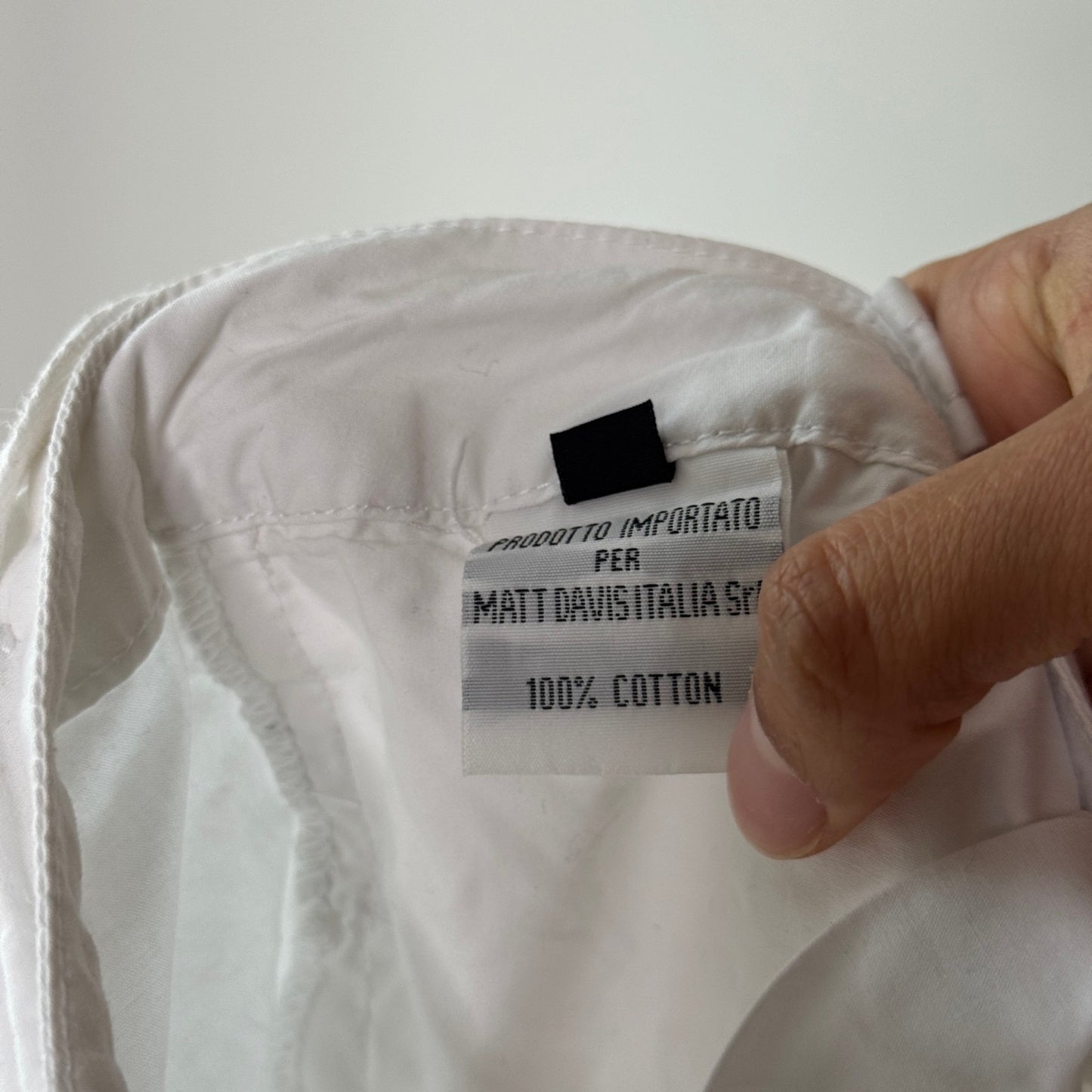 Vintage White Cotton Cargo Parachute Pants Utility Pocket Y2K (S)