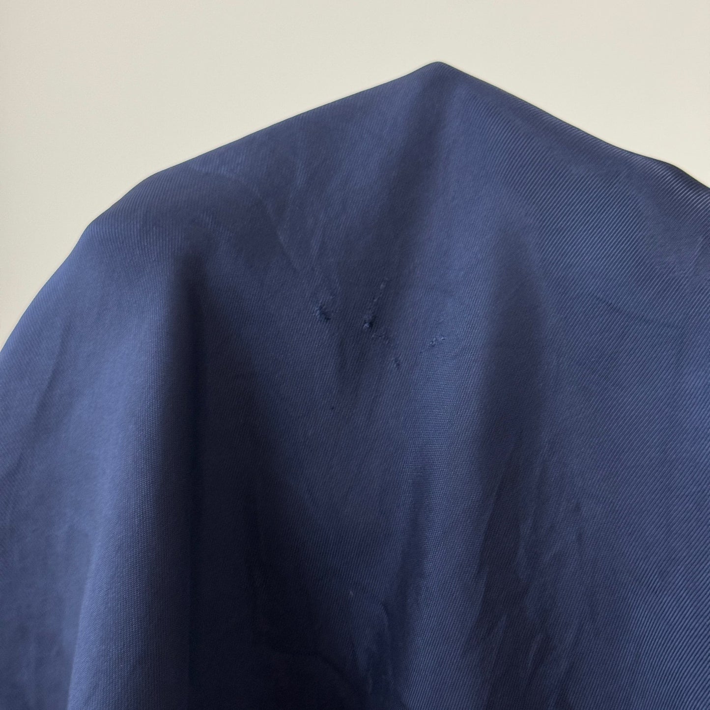 Vintage Benetton navy satin lace trim cami top (Small)