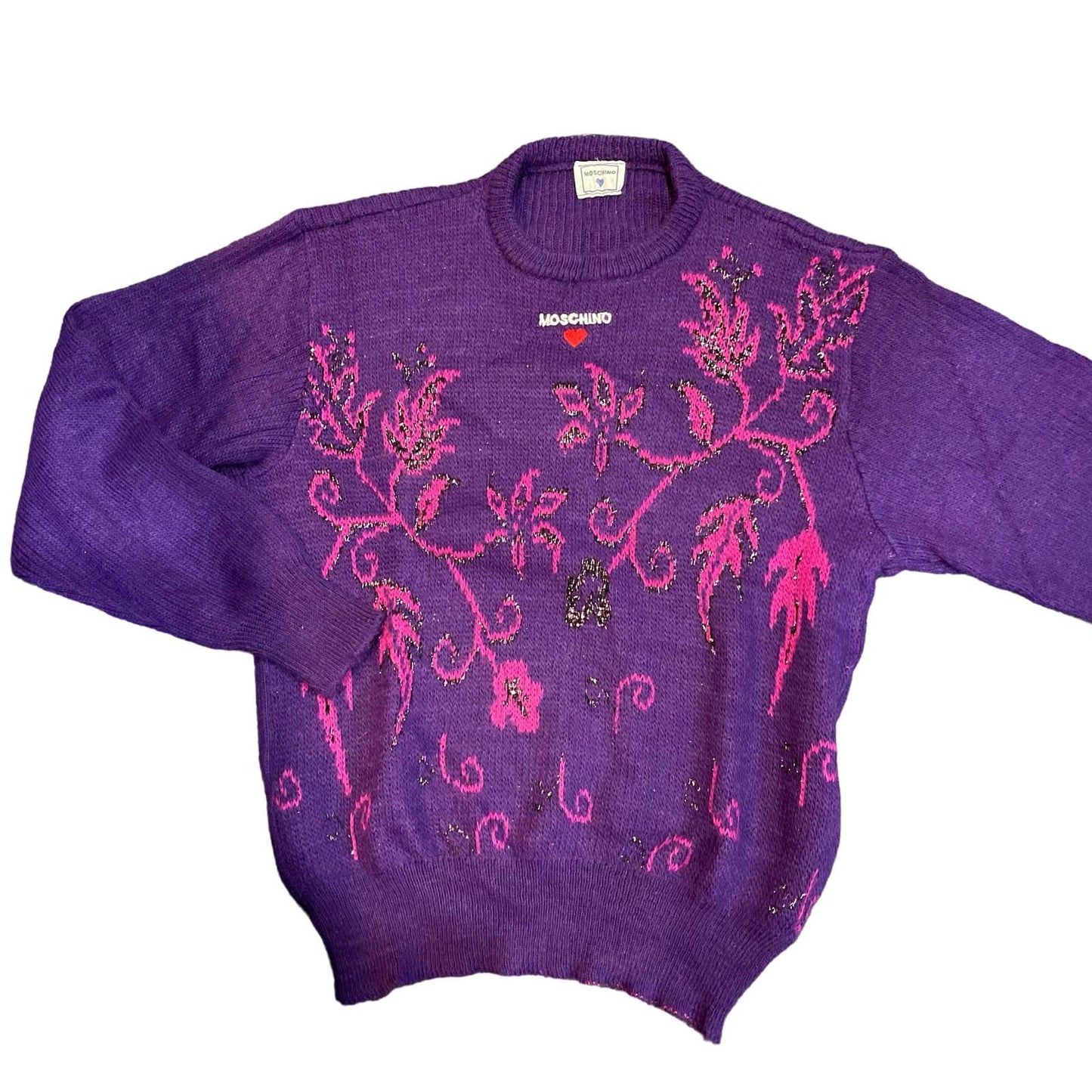 Vintage 80s Moschino Knit Sweater  (XS-L)