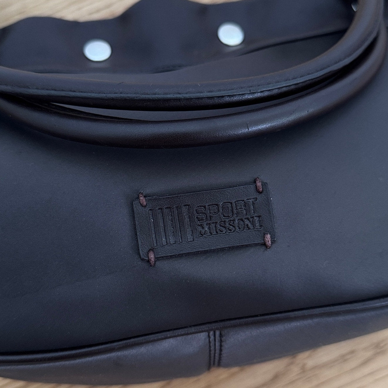 Sport Missoni Brown Leather Shoulder Bag