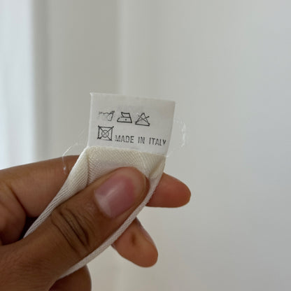 Vintage Italian Viscose Polka-Dot Slip Dress (S)