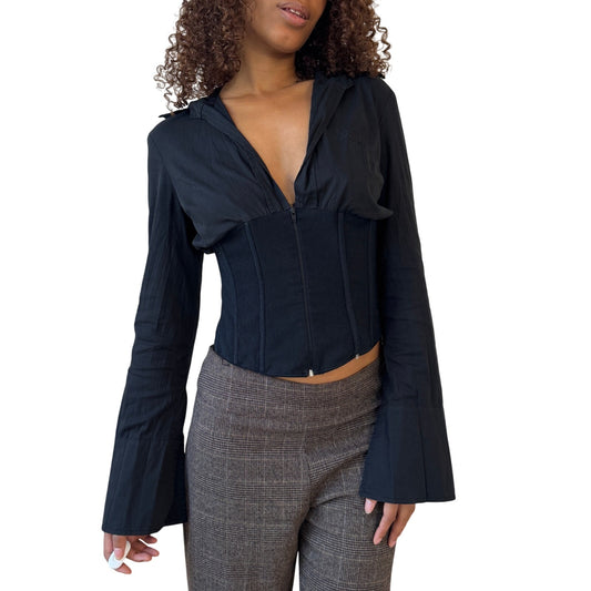 Vintage Fornarina Corset-Panel Zip Top (S/M)