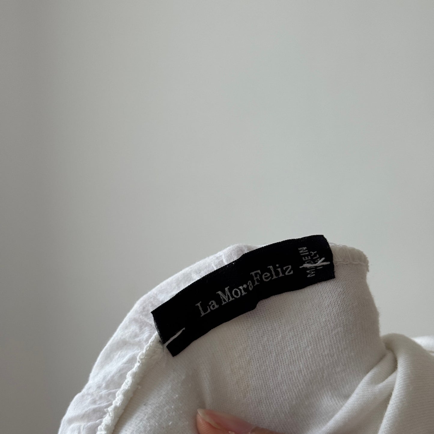 Vintage White Crinkle Tiered Maxi Skirt Lace Trim Y2K Italian (S)