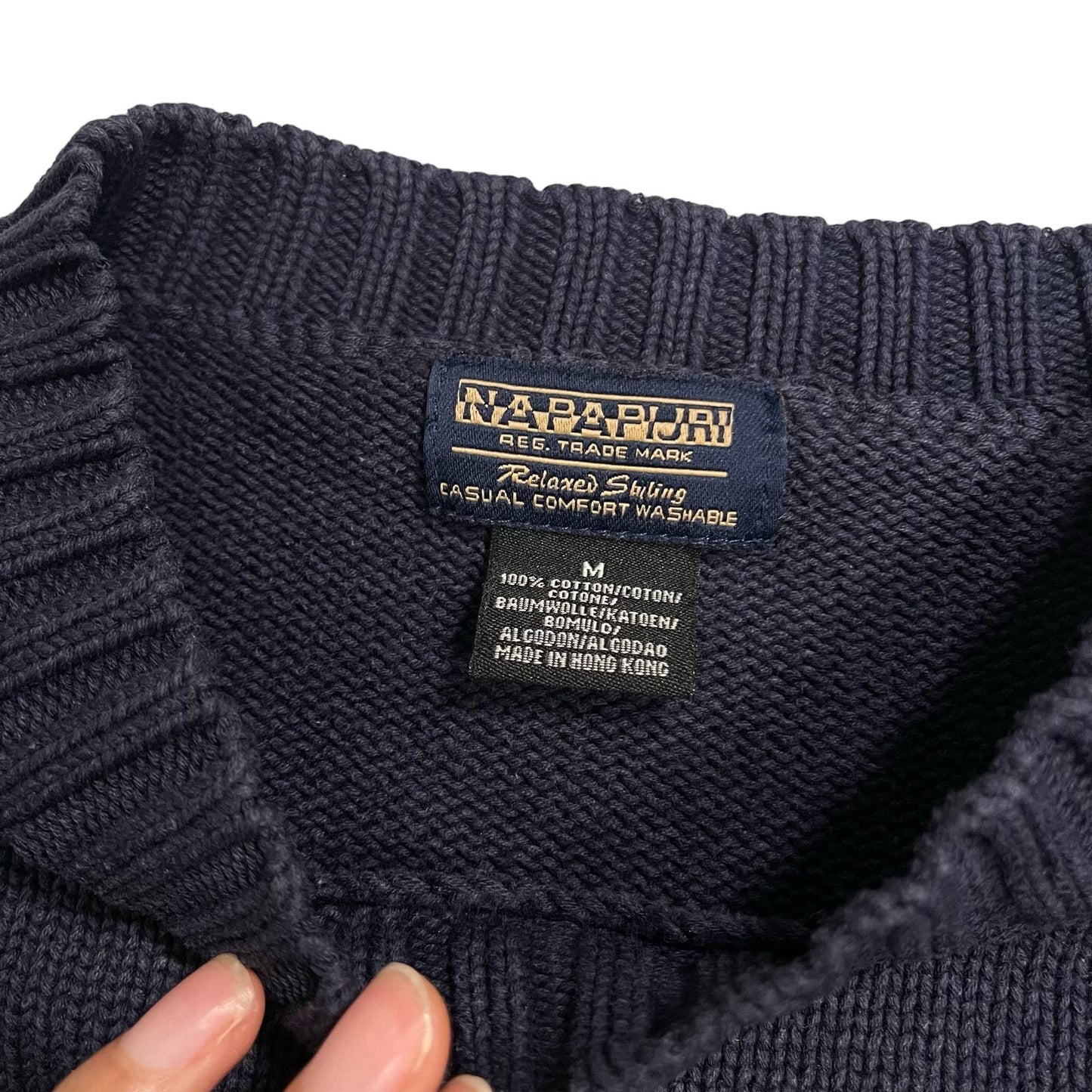 Vintage 90s Napapijri Knit Sweater (XS-M)