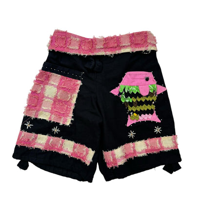 Vintage 90s embellished shorts (XS/S)