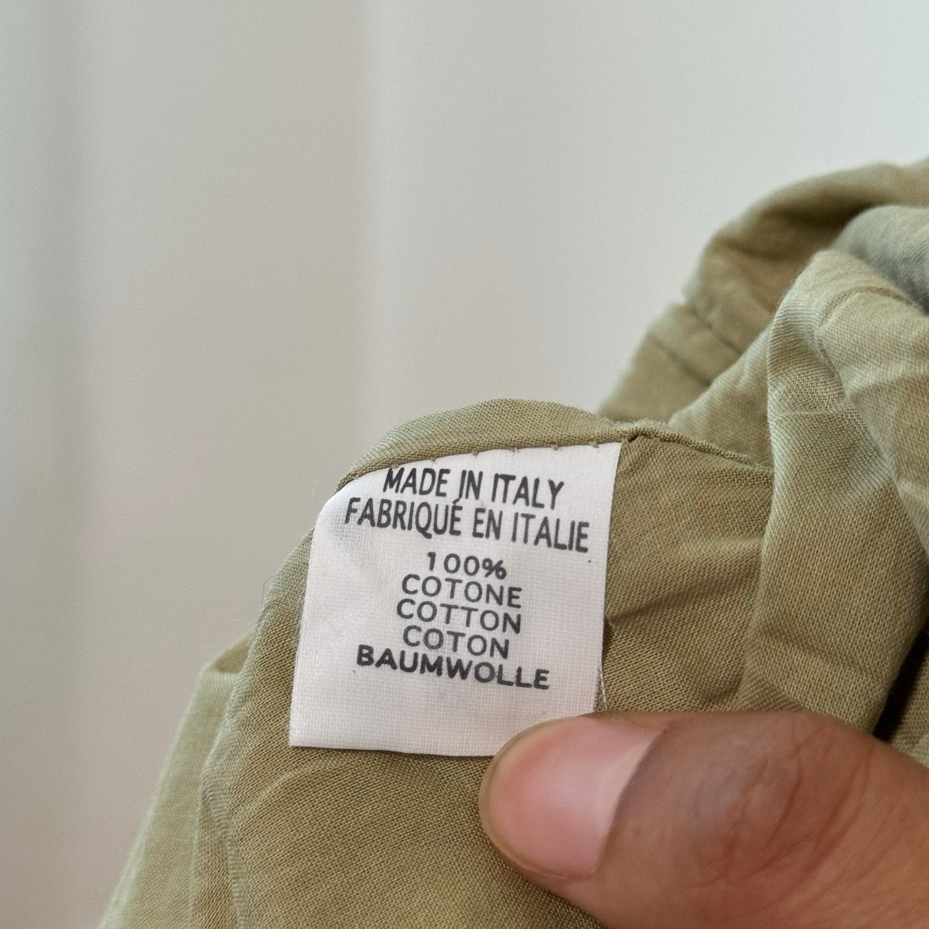 Vintage Sage Green Sequins Floral Asymmetrical Midi Skirt Y2K (S/M)