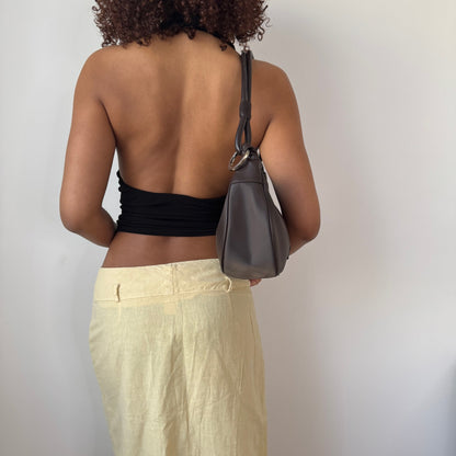 Sport Missoni Brown Leather Shoulder Bag