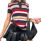 Vintage Dolce & Gabbana Short Sleeves Polo Shirt XS-M Striped Pattern Streetwear