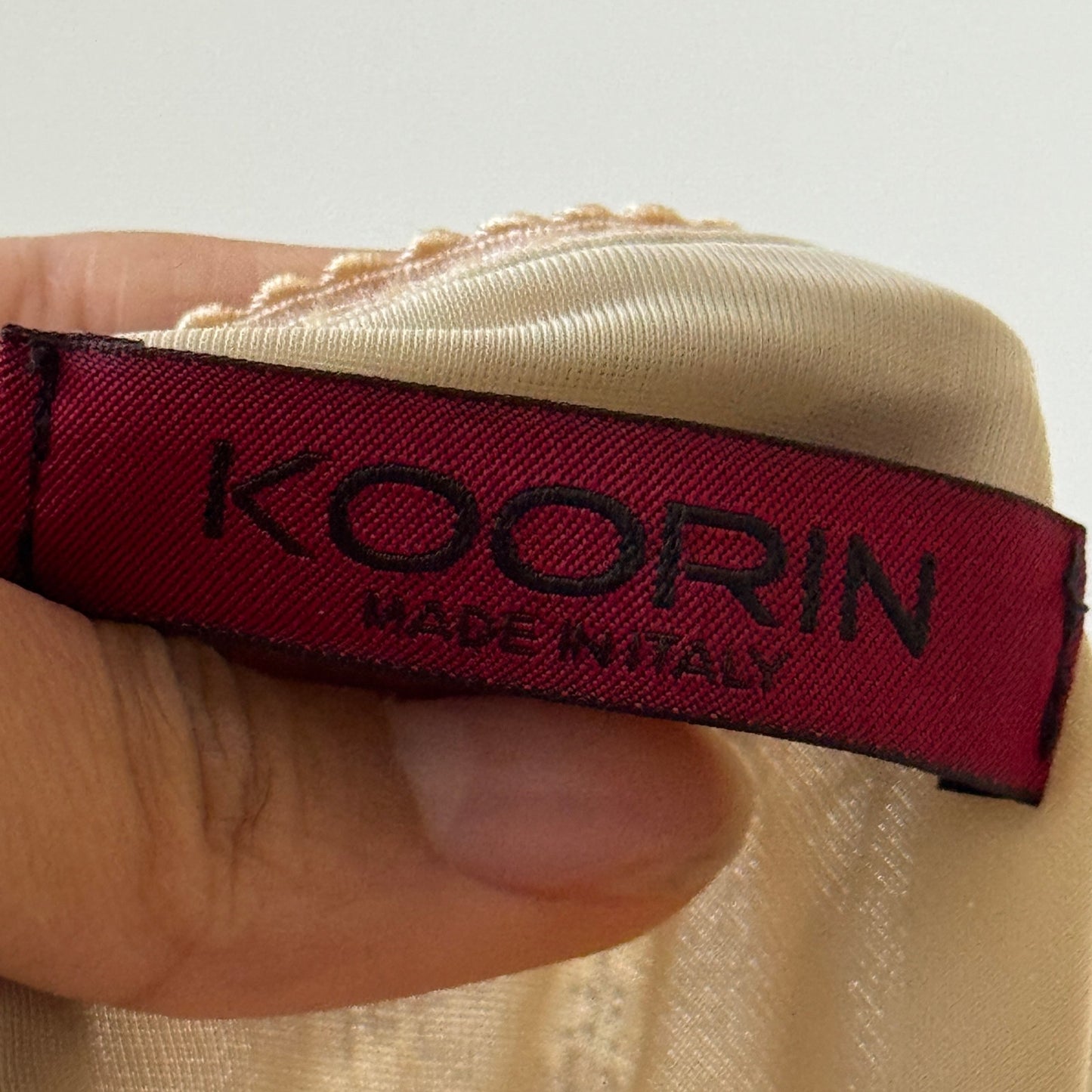 Vintage Italian floral chiffon midi skirt with flounced hem (S/M)