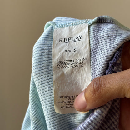 Vintage Replay 100% Cotton Crop Cami (S)