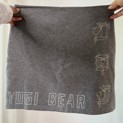 Vintage JC de Castelbajac Yogi Bear Wool Cashmere Skirt (S/M)
