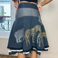 Vintage Desigual embroidered skirt (XS/S)