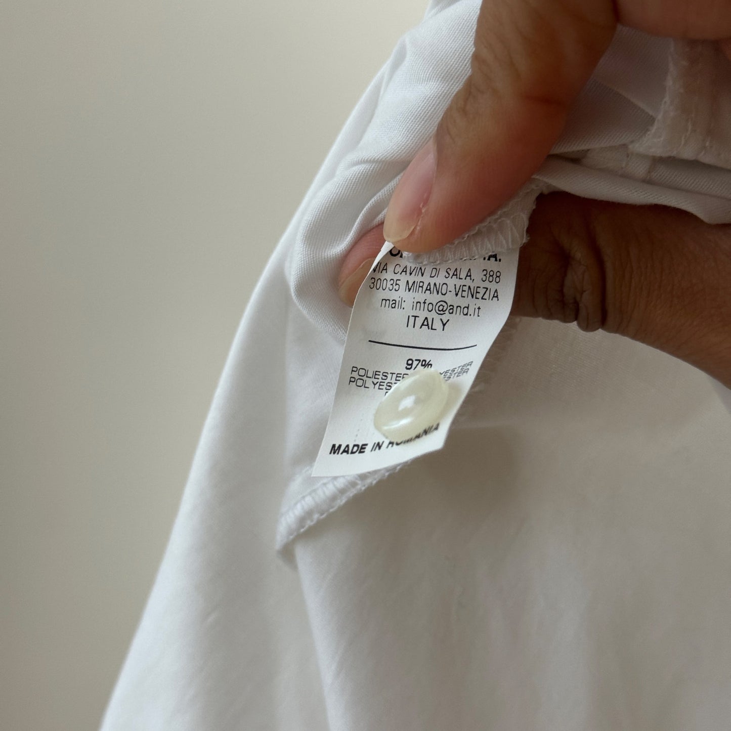 Vintage Italian Statement Ruffle-Scarf Blouse (S)